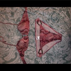 Pink bikini